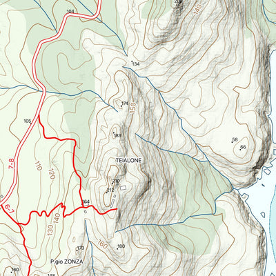 CARTAGO ISOLA LA MADDALENA 4 digital map