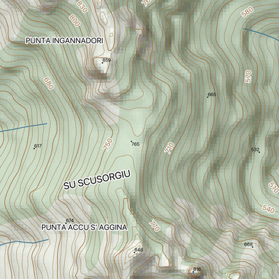 CARTAGO JERZU 140 digital map