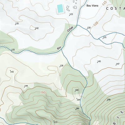 CARTAGO MONTE RÒSAS 176 digital map