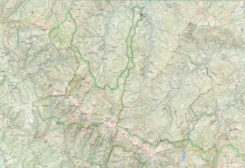 CARTAGO PI500 Parco Nazionale Appennino Tosco Emiliano Foglio NW - CARTA UFFICIALE DEL PARCO digital map