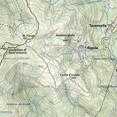 CARTAGO PI500 Parco Nazionale Appennino Tosco Emiliano Foglio SW - CARTA UFFICIALE DEL PARCO digital map