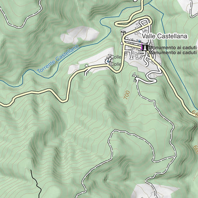 CARTAGO Valle Castellana digital map