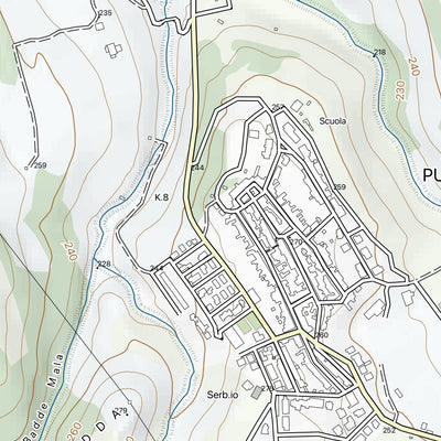 CARTAGO VILLANOVA MONTELEONE 60 digital map