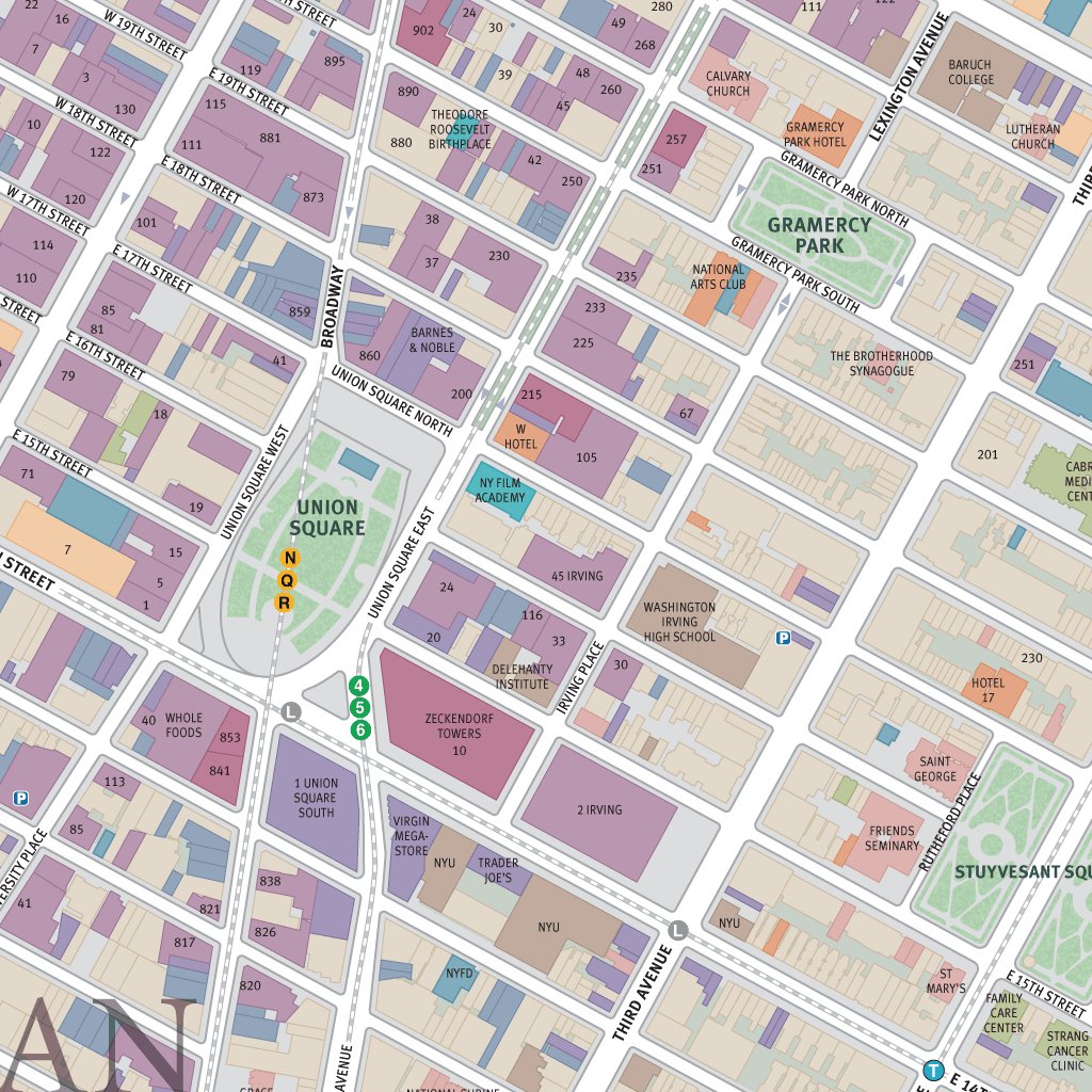 Manhattan Map by Cartifact | Avenza Maps