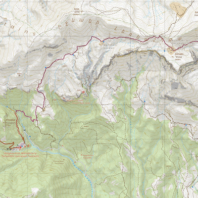 Cartisan.org Dilijan National Park – 1:25,000 Hiking Topo Map, Armenia digital map