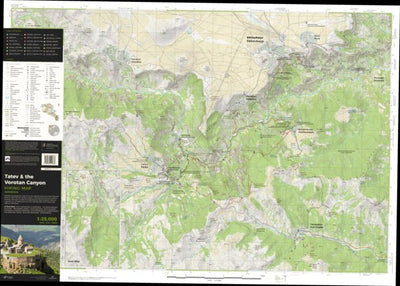 Cartisan.org Tatev & the Vorotan Canyon – 1:25,000 Hiking Topo Map, Armenia digital map