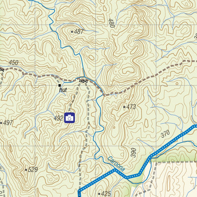 Carto Graphics Caroona Creek digital map