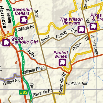 Carto Graphics Clare Valley digital map