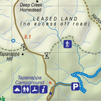 Carto Graphics Deep Creek Conservation Park digital map