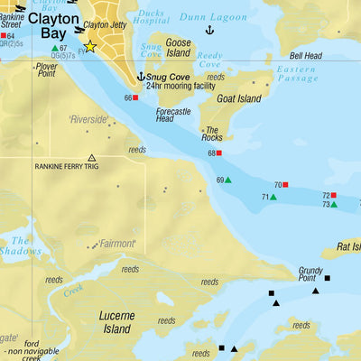 Carto Graphics Goolwa and Islands Boat Chart digital map