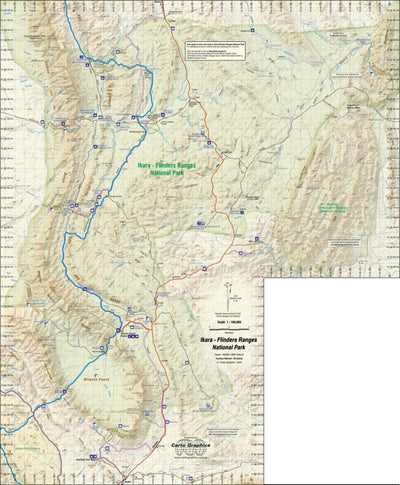 Carto Graphics Ikara - Flinders Ranges National Park digital map