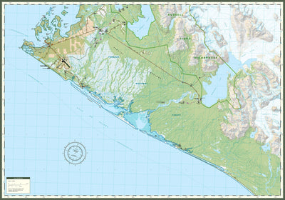 Cartografix Russell Fjord Wilderness Trail Map bundle