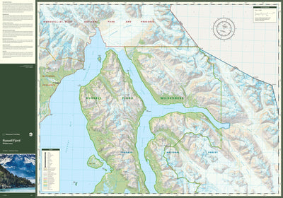Cartografix Russell Fjord Wilderness Trail Map (North Half) digital map
