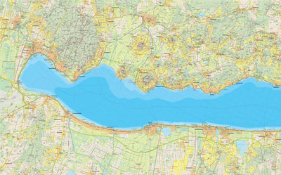 Cartographia Kft. BALATON-NYUGAT turistatérkép / Balaton West tourist map digital map
