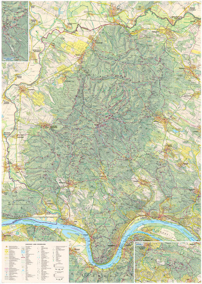 Cartographia Kft. BÖRZSÖNY turistatérkép / tourist map digital map