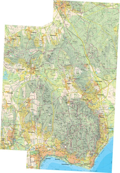 Cartographia Kft. KESZTHELYI-HEGYSÉG turistatérkép / tourist map digital map
