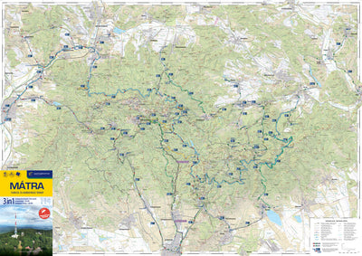 Cartographia Kft. MÁTRA kerékpáros térkép / biking map digital map