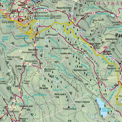 Cartographia Kft. MÁTRA turistatérkép / tourist map digital map