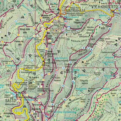 Cartographia Kft. MÁTRA turistatérkép / tourist map digital map