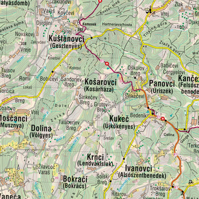 Cartographia Kft. Őrség - Göcsej - Kemeneshát turistatérkép- csomag / Orseg-Gocsej-Kemeneshat Bundle bundle