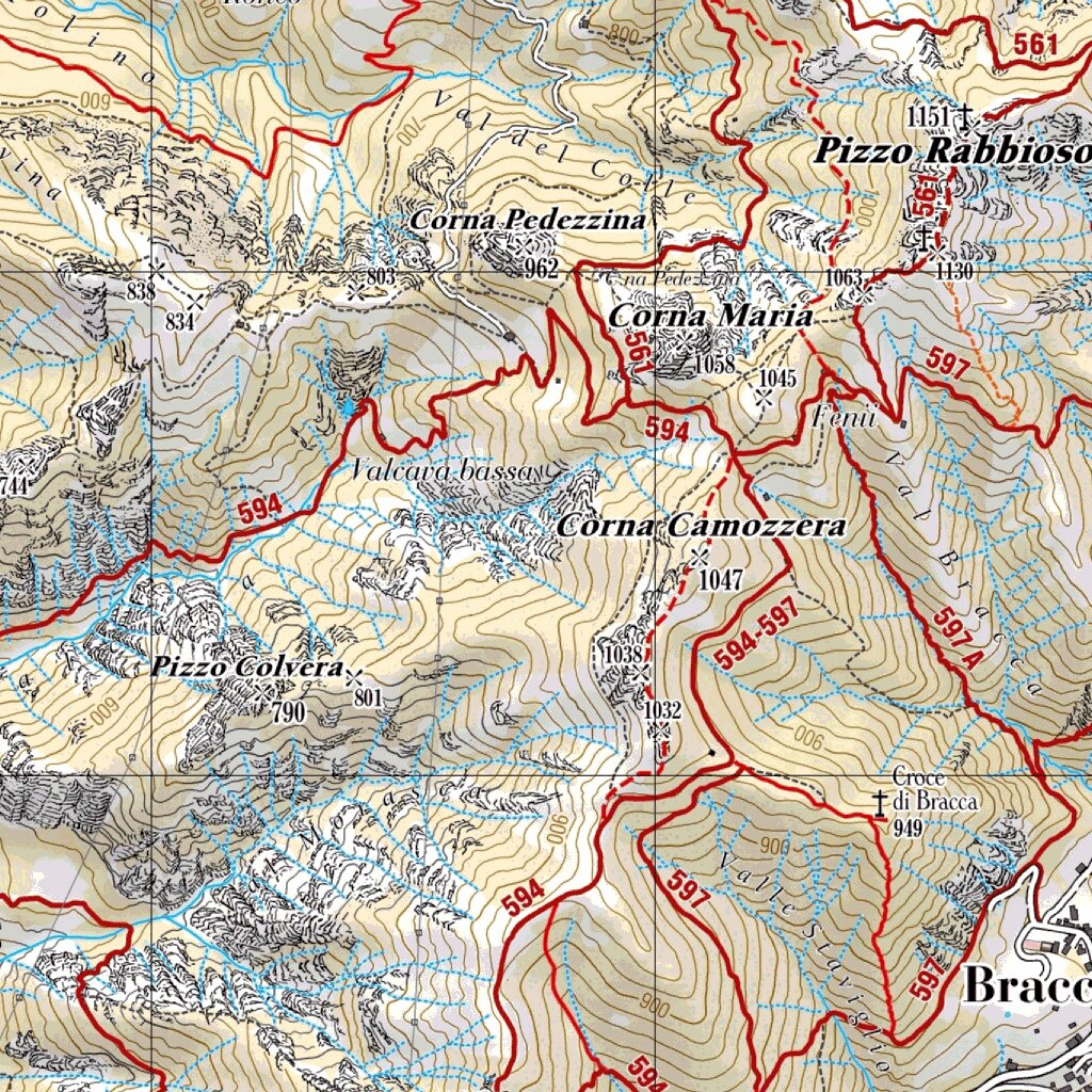 BG 006-Orobie - Val Serina Map by Ingenia Cartoguide | Avenza Maps
