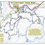 20K Troll Loppet Route - Castlegar Nordic Ski Club Preview 1