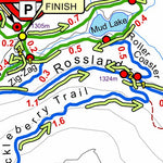 Castlegar Nordic Ski Club 40K Troll Loppet Route digital map