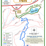 Paulson XC Snowshoe Trails Map Preview 1