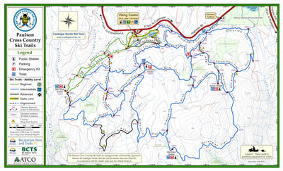 Paulson Cross Country Ski Trails Map Preview 1