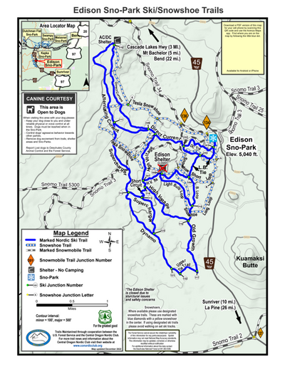 Edison Sno-Park Ski/Snowshoe Trails Preview 1