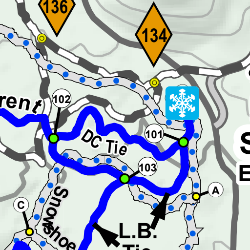 Edison Sno-Park Ski/Snowshoe Trails Map by Central Oregon Nordic Club ...