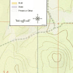 Central Oregon SXS Club Map# 9. Cline Buttes OHV Area Map digital map