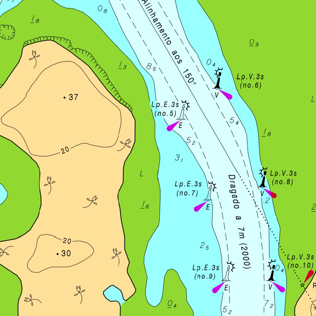 Alumar Terminal BAÍA DE SÃO MARCOS DE ITAQUI AO TERMINAL DA ALUMAR (414) Map by Centro ...