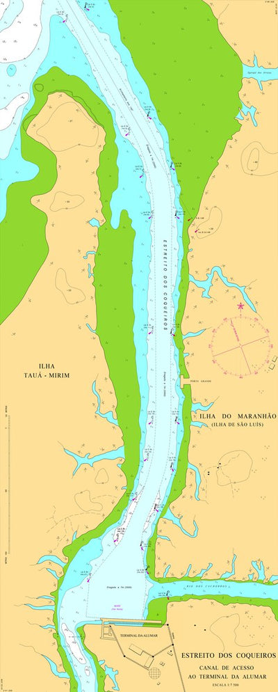 Alumar Terminal BAÍA DE SÃO MARCOS DE ITAQUI AO TERMINAL DA ALUMAR (PL414) Map by ...