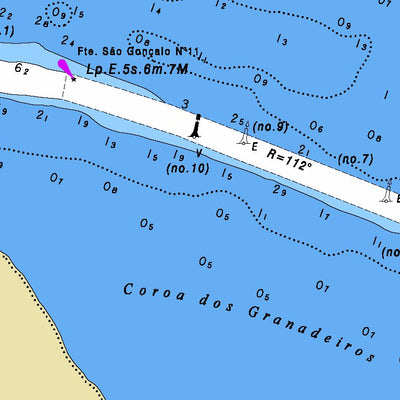 Centro de Hidrografia da Marinha DA BARRA DO CANAL S. GONÇALO (2104b) digital map