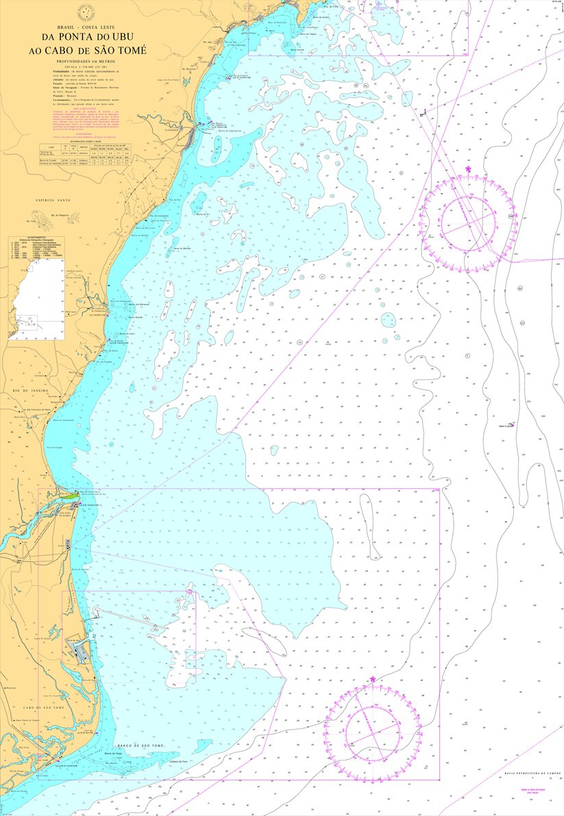 DA BARRA DO ITAPEMIRIM AO CABO DE SAO TOMÉ (1403) Map by Centro de ...