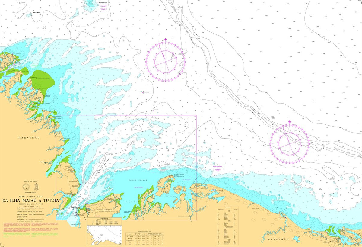 DA ILHA MAIAÚ À TUTÓIA (21600 (INT.2109)) Map by Centro de Hidrografia ...