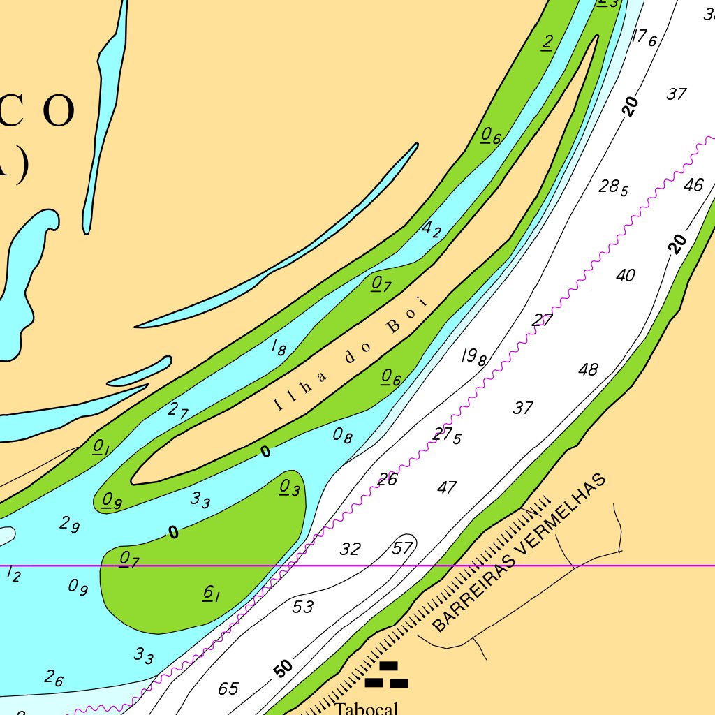 DA ILHA PANUMÃ A ITACOATIARA (4029) Map by Centro de Hidrografia da ...