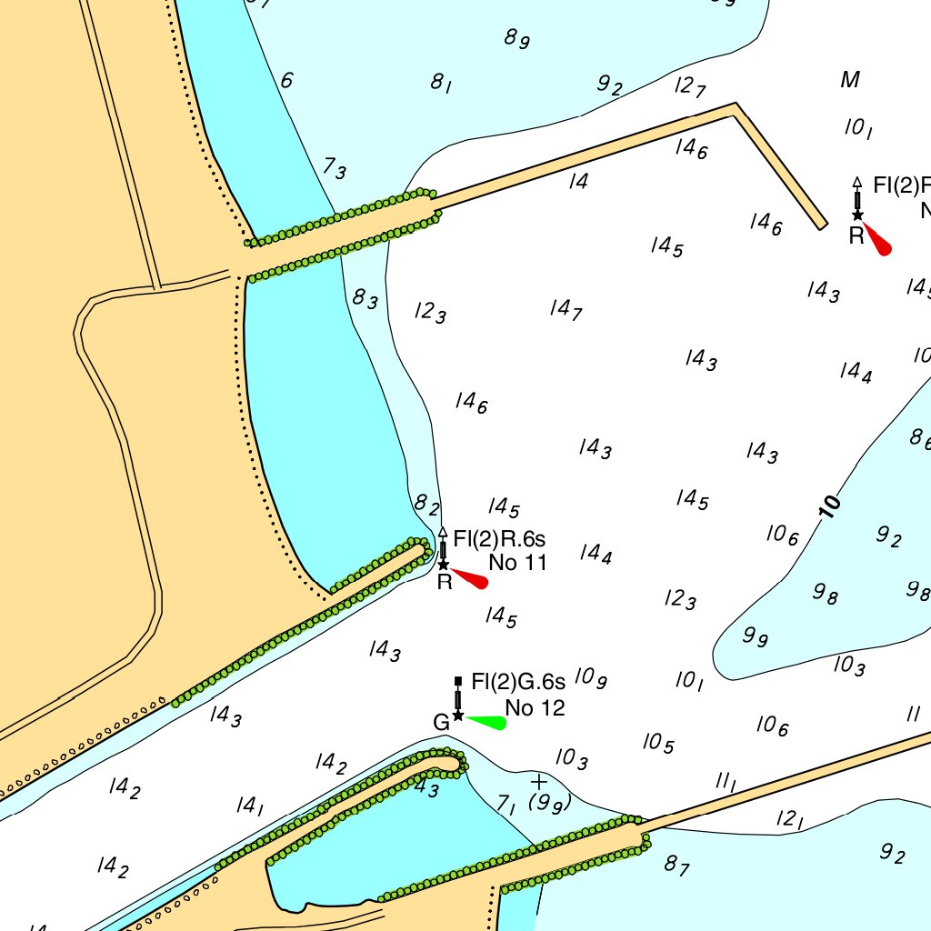 PORTO DE AÇU (1405) Map by Centro de Hidrografia da Marinha | Avenza Maps