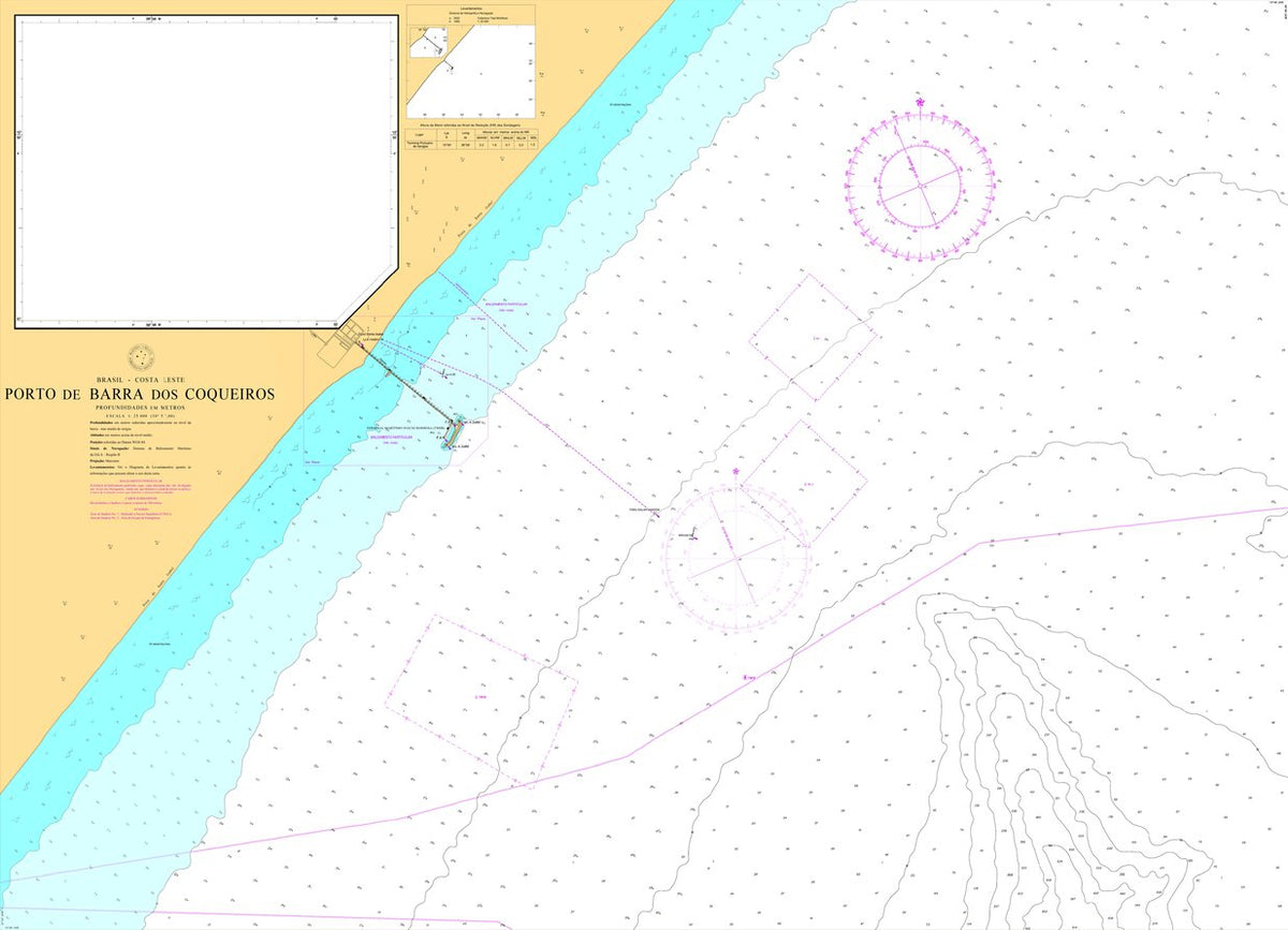 Map 1001 PORTO DE BARRA DOS COQUEIROS (1001) Map by Centro de Hidrografia da ...