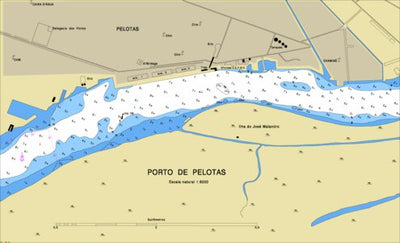Centro de Hidrografia da Marinha PORTO DE PELOTAS (2104c) digital map
