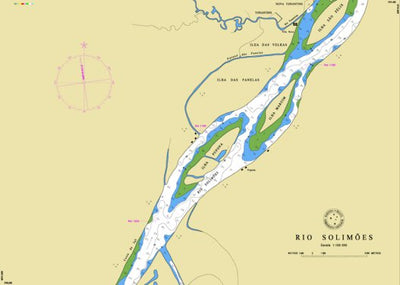 Centro de Hidrografia da Marinha TEFÉ - SANTO ANTÔNIO DE IÇA (HS-C15) digital map