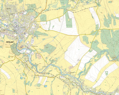 Český úřad zeměměřický a katastrální Frýdlant (0105-D-24) digital map