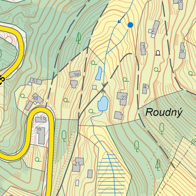 Český úřad zeměměřický a katastrální Turnov (0205-D-23-4) digital map