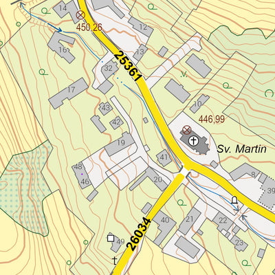 Český úřad zeměměřický a katastrální Ústí nad Labem (0204-A-14-4) digital map