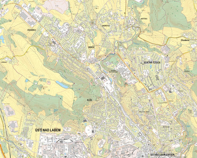 Český úřad zeměměřický a katastrální Ústí nad Labem (0204-A-18) digital map
