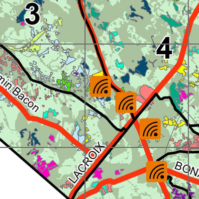CGRMP Reserve faunique de Duniere generale digital map