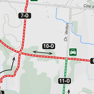 Carte des sentiers | Club équestre de Mirabel - SECTEUR A Preview 2