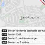 Carte des sentiers | Club équestre de Mirabel - SECTEUR B Preview 3
