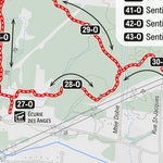 Carte des sentiers | Club équestre de Mirabel - SECTEUR C Preview 2